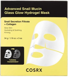 COSRX Advanced Snail Mucin Power Activating Hydrogel Mask 3 pcs produktbillede