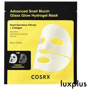 COSRX Advanced Snail Mucin Glass Glow Hydrogel Mask produktbilde