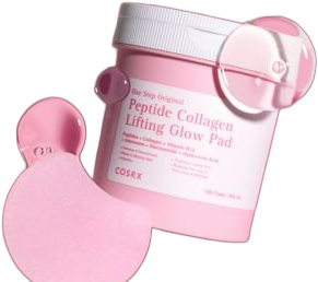 COSRX - One Step Original Peptide Collagen Lifting Glow Pad - Tonerpads Produktbild
