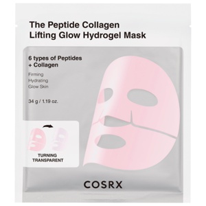 COSRX The Peptide Collagen Lifting Glow Hydrogel Mask 3 stk produktbilde