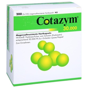 COTAZYM 30.000 Pellets magensaftresistente Kapseln Produktbild