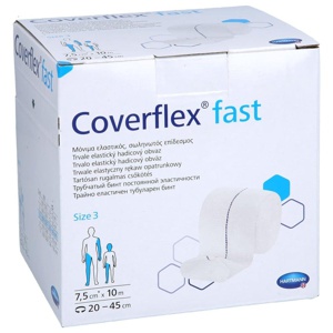 COVERFLEX fast Schlauchverb.Gr.3 7,5 cmx10 m weiß Produktbild