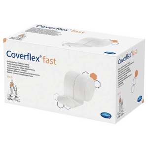 Coverflex fast Schlauchverband Größe 5 17,5 cmx10 m weiß, 1 St Verband Produktbild