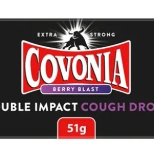 Covonia Berry Blast Double Impact Cough Drops 51g product image