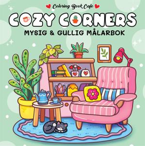 Cozy Corners Målarbok produkt bild