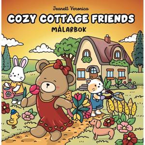Cozy Cottage Life Målarbok produkt bild