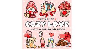 Cozy Love Målarbok produkt bild