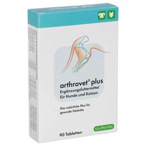 CP arthrovet plus Ergänzungsfuttermittel für Hunde / Katzen, 90 St Tabletten Produktbild
