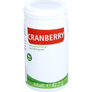 Cranberry Kapseln 60 Stück - Nahrungsergänzungsmittel mit Cranberry Produktbild