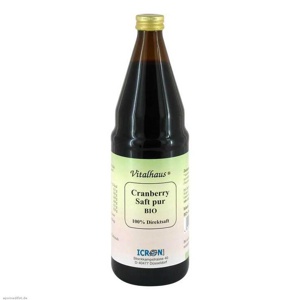 CRANBERRY SAFT pur Bio Vitalhaus Produktbild