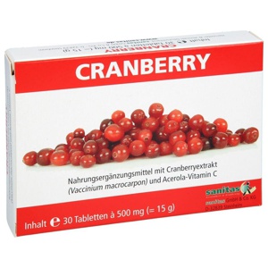Cranberry Tabletten, 30 St Tabletten Produktbild