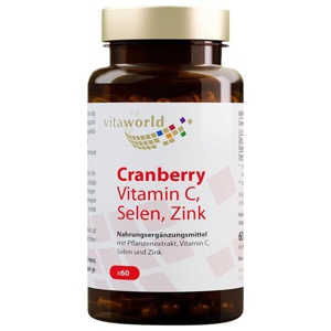 CRANBERRY VITAMIN C+Selen+Zink Kapseln Produktbild