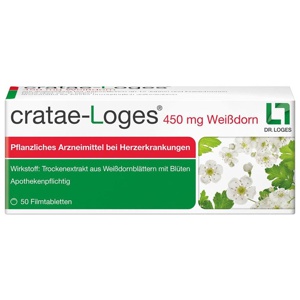 CRATAE-LOGES 450 mg Weißdorn Filmtabletten Produktbild