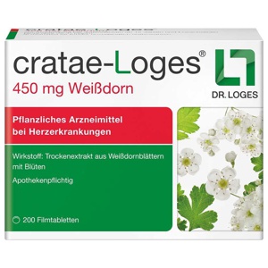 CRATAE-LOGES 450 mg Weißdorn Filmtabletten Produktbild