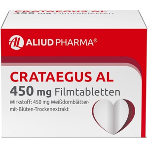 Crataegus AL 450 mg Filmtabletten bei nachlassender Herzleistung Produktbild