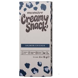 Creamy Snack Salmon Chicken Kattgodis - 6 x 15 g produkt bild