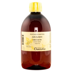 Crearome Koldpresset Sesamolie 500 ml produktbillede