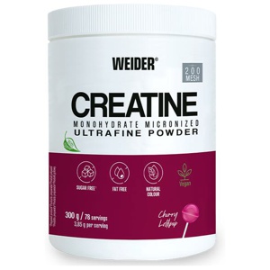 Creatine 200 Mesh Kreatin Monohydrat 300 g - Cherry Lollypop produkt bild