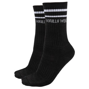 Crew Socks 2-Pack Black produkt bild