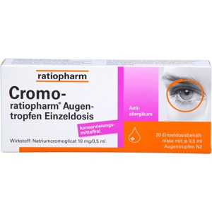 CROMO-RATIOPHARM Augentropfen Einzeldosis Produktbild