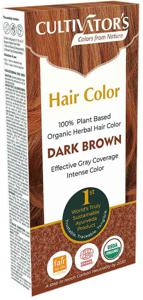 Miraz Organic Cultivators Hair Colors, 1 st, Dark Brown produkt bild