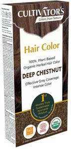 Miraz Organic Cultivators Hair Colors, 1 st, Deep Chestnut produkt bild