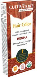 Miraz Organic Cultivators Hair Colors, 1 st, Henna produkt bild