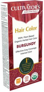 Miraz Organic Cultivators Hair Colors, 1 st, Burgundy produkt bild