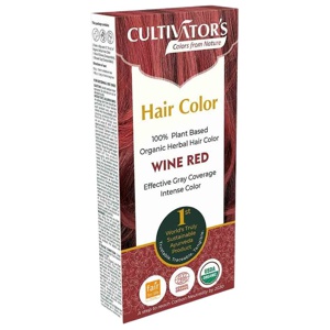 Cultivator's Organic Herbal Hair Color Wine Red 4pcs produktbillede