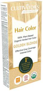 Miraz Organic Cultivators Hair Colors, 1 st, Golden Blonde produkt bild