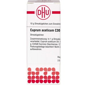 CUPRUM ACETICUM C 30 Globuli Produktbild