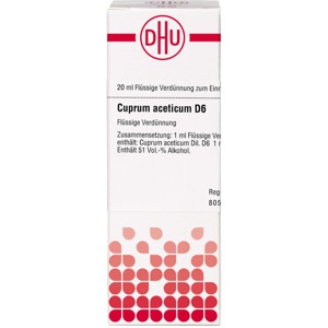 CUPRUM ACETICUM D 6 Dilution Produktbild