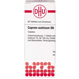 CUPRUM ACETICUM D 6 Tabletten Produktbild