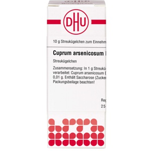 CUPRUM ARSENICOSUM D 10 Globuli Produktbild