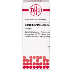 CUPRUM ARSENICOSUM D 6 Tabletten Produktbild