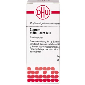 CUPRUM METALLICUM C 30 Globuli Produktbild