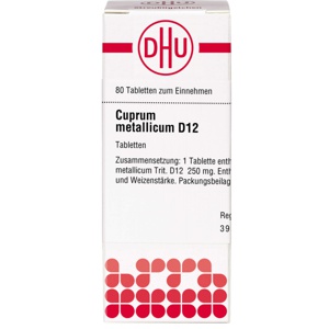 CUPRUM METALLICUM D 12 Tabletten Produktbild