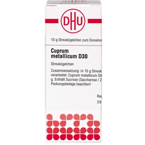 CUPRUM METALLICUM D 30 Globuli Produktbild