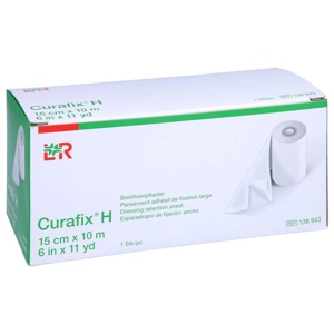 CURAFIX H Fixierpflaster 15 cmx10 m Produktbild