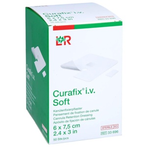 CURAFIX i.v. Soft Kanülenfixierpfl.6x7,5 cm Produktbild