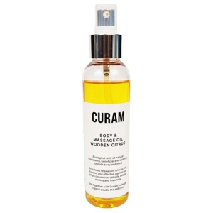 Curam Body and massage oil Wooden Citrus, 150 ml produkt bild