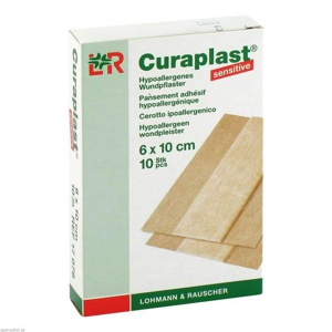Curaplast sensitive Wundschn.Verband 6x10cm, 10 St Pflaster Produktbild
