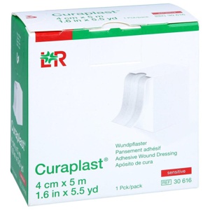 CURAPLAST Wundschnellverb.sensitiv 4 cmx5 m Produktbild