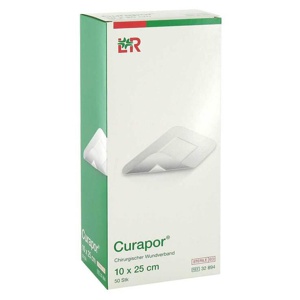 CURAPOR Wundverband steril chirurgisch 10x25 cm Produktbild