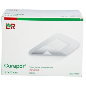 CURAPOR Wundverband steril chirurgisch 5x7 cm Produktbild