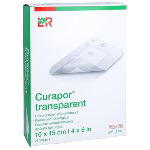 CURAPOR Wundverband steril transparent 10x15 cm Produktbild