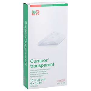 CURAPOR Wundverband steril transparent 10x25 cm Produktbild