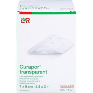 CURAPOR Wundverband steril transparent 5x7 cm Produktbild