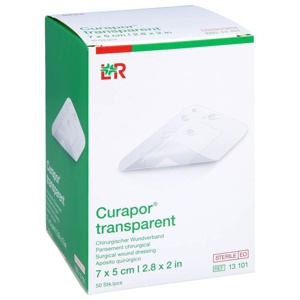 CURAPOR Wundverband steril transparent 5x7 cm Produktbild