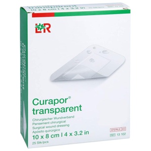 CURAPOR Wundverband steril transparent 8x10 cm Produktbild